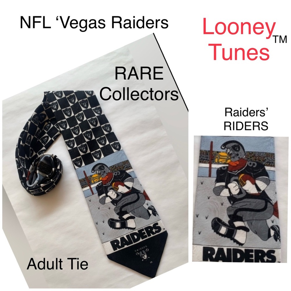 ⭐️ NFL 🏈 VEGAS RAIDERS - limited edition tie